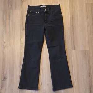 Madewell Cali Demi Boot-;Classic Black Women's Jeans